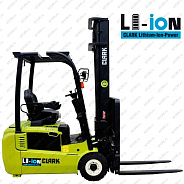 Эл. погрузчик Clark GTX18 1,8 т Li-ion 3 опоры